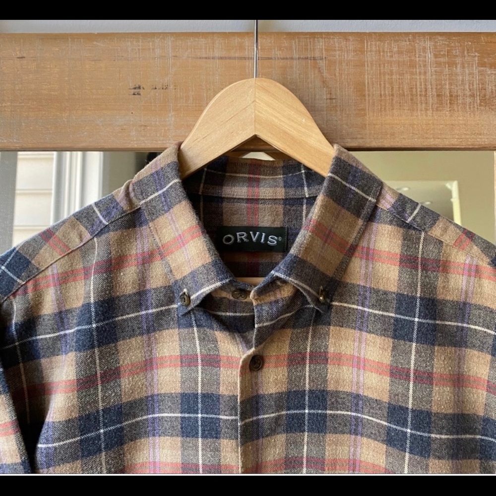 Orvis Luxury Flannel Button Down Shirt